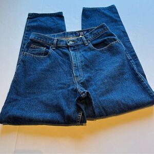 Eddie Bauer Women's Blue Denim Jeans High Waist Size 12